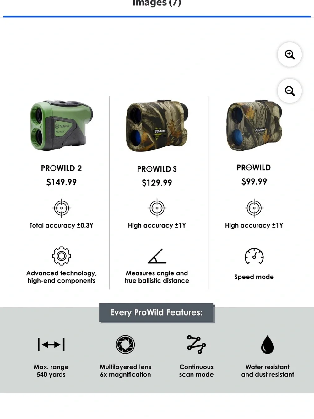 ProWild TecTecTec Camouflage Laser Rangefinder - Camo